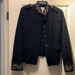 Banana Republic military style jacket with gold detail